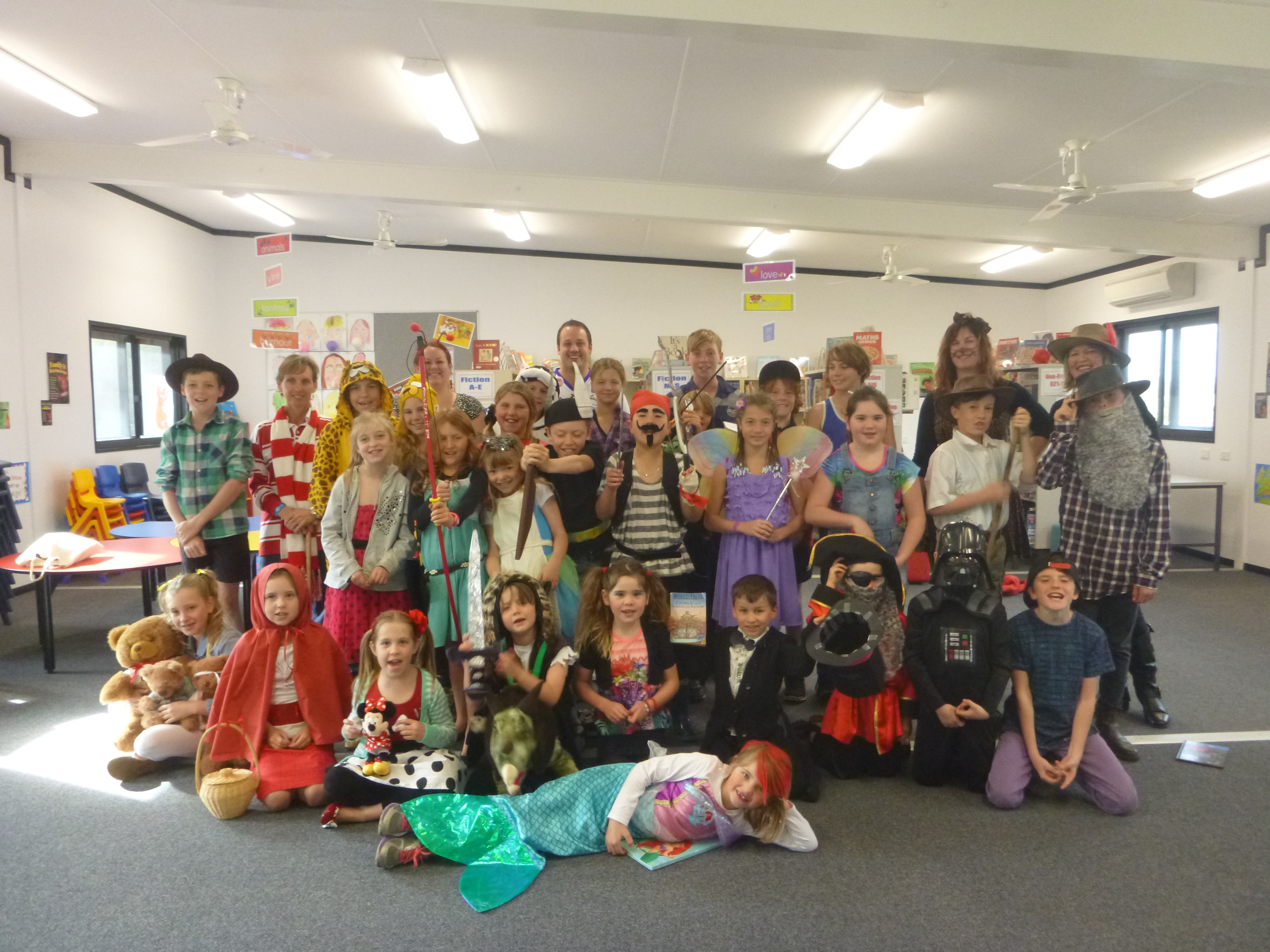 Students dress as their favourite book characters for Literacy and Numeracy week. 
